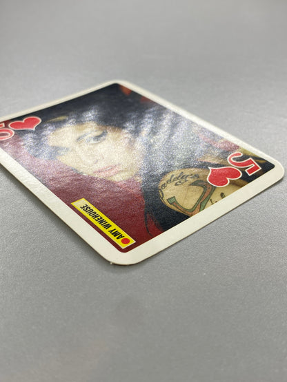 2007 Bravo Star Cards Amy Winehouse 5 of Hearts Brifcor (Romania) (Music)