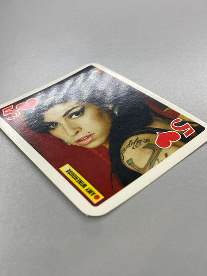 2007 Bravo Star Cards Amy Winehouse 5 of Hearts Brifcor (Romania) (Music)