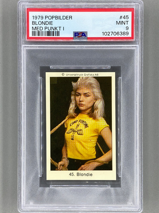 1979 Popbilder #45 Blondie Med Punkt I PSA 9 Pop 2 (Music)