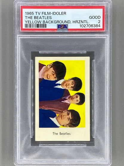 1965 TV Film-Idoler The Beatles Ylw Bkgrd, Hrzntl PSA 2 - Pop 2 (Music)