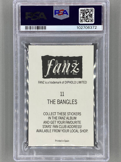 1988 Fanz #11 The Bangles Rock/Pop Stars Stickers PSA 7 - Pop 1 (Music)