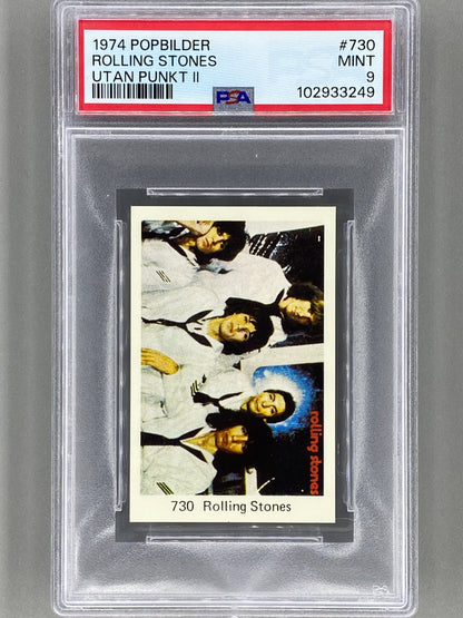 1974 Popbilder #730 Rolling Stones Utan Punkt II PSA 9 Pop 2 (Music)