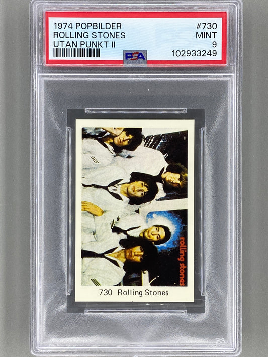 1974 Popbilder #730 Rolling Stones Utan Punkt II PSA 9 Pop 2 (Music)