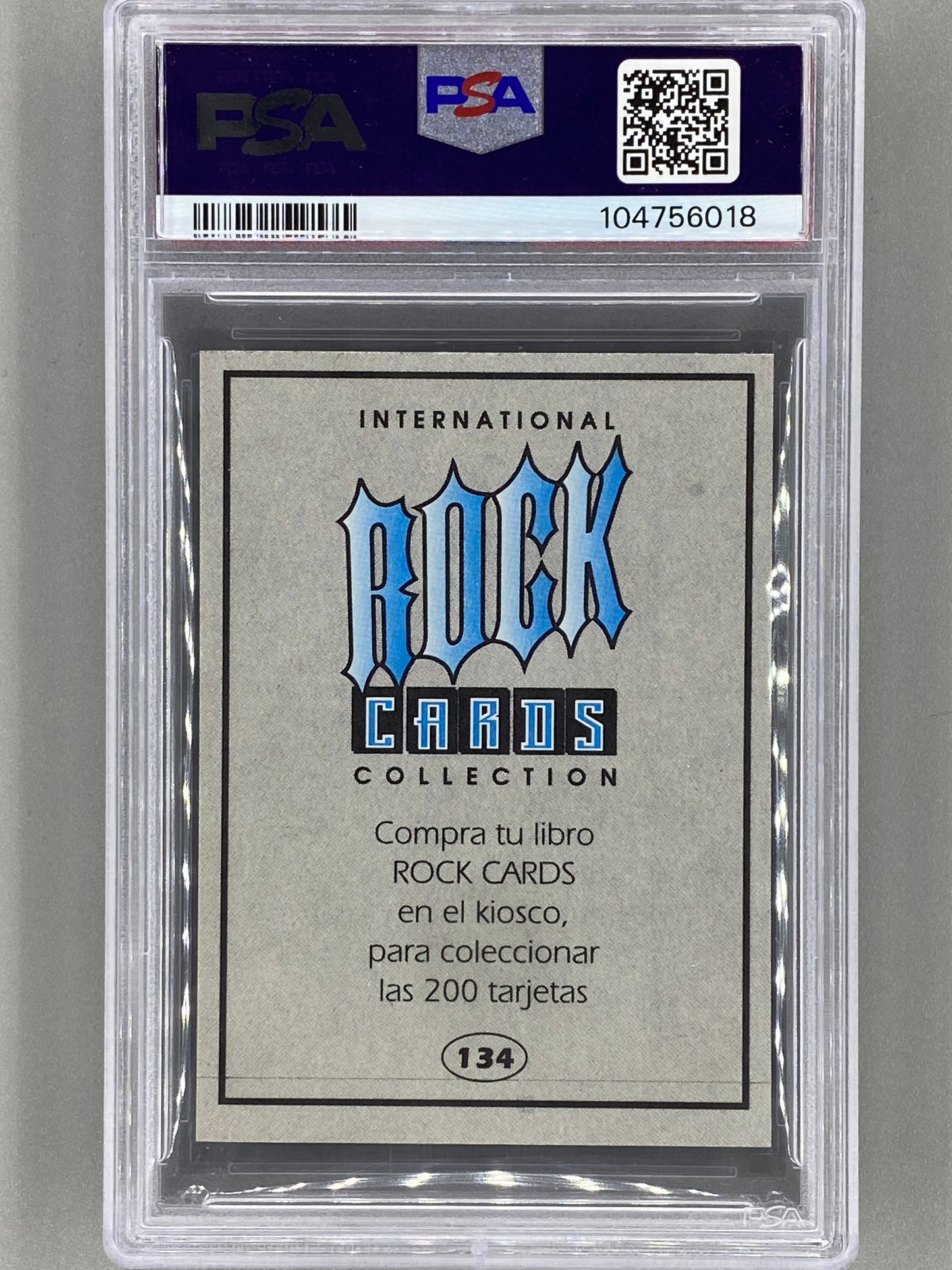 1994 Ultra Figus #134 Richie Blackmore Intl Rock Cards Deep Purple PSA 8 Pop 1 (Music)