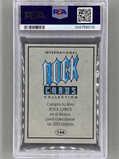1994 Ultra Figus #134 Richie Blackmore Intl Rock Cards Deep Purple PSA 8 Pop 1 (Music)
