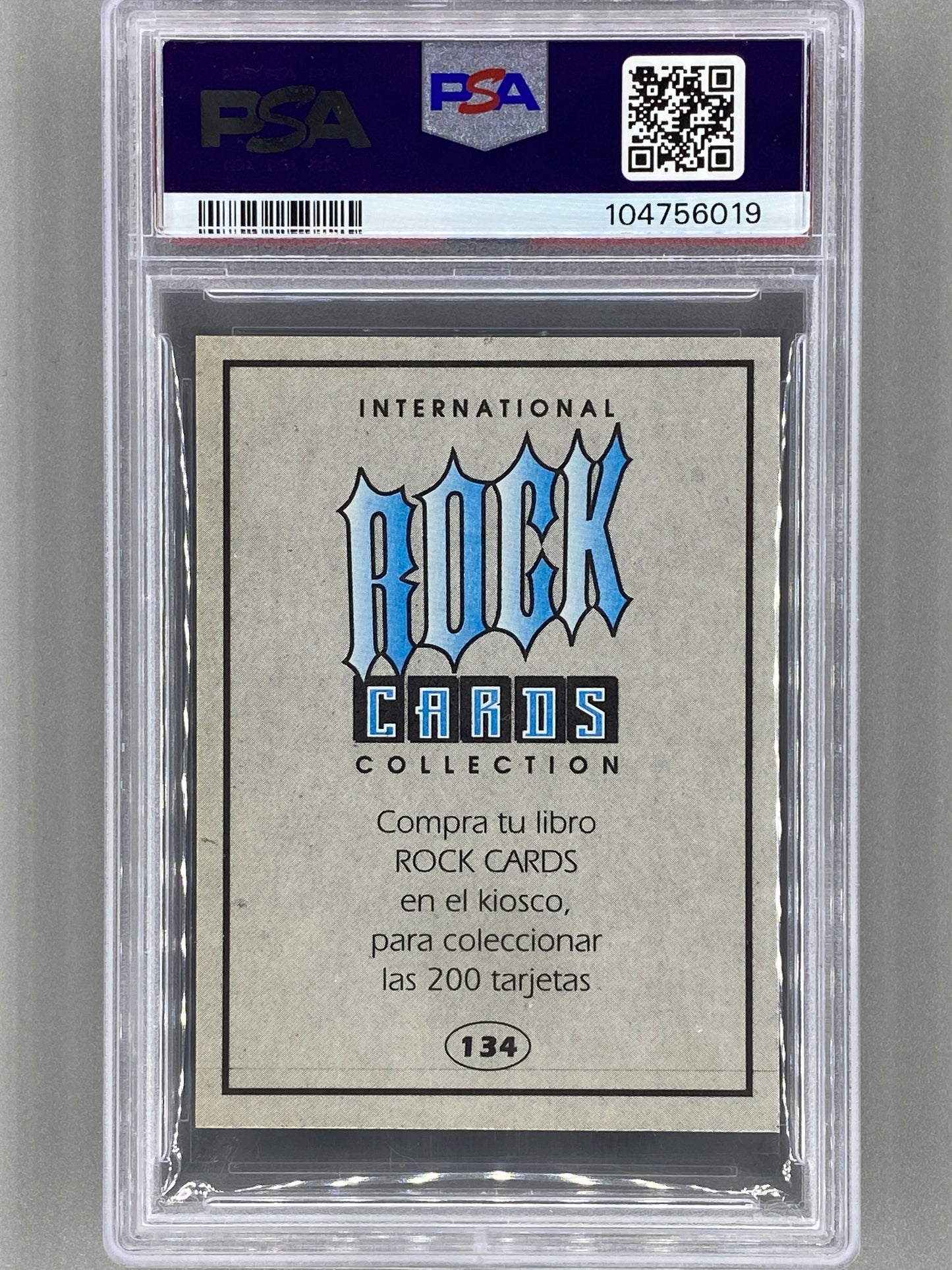 1994 Ultra Figus #134 Richie Blackmore Intl Rock Cards Deep Purple PSA 5 Pop 1 (Music)