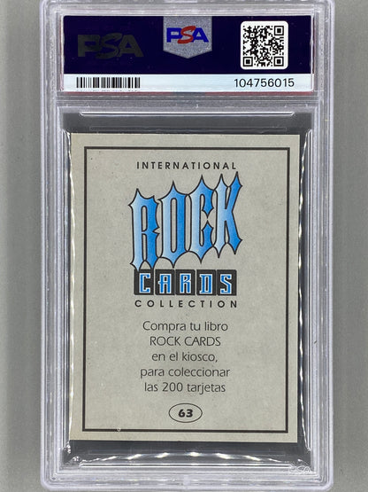 1994 Ultra Figus #63 Bruce Dickinson Intl Rock Cards Iron Maiden PSA 5 Pop 1 (Music)
