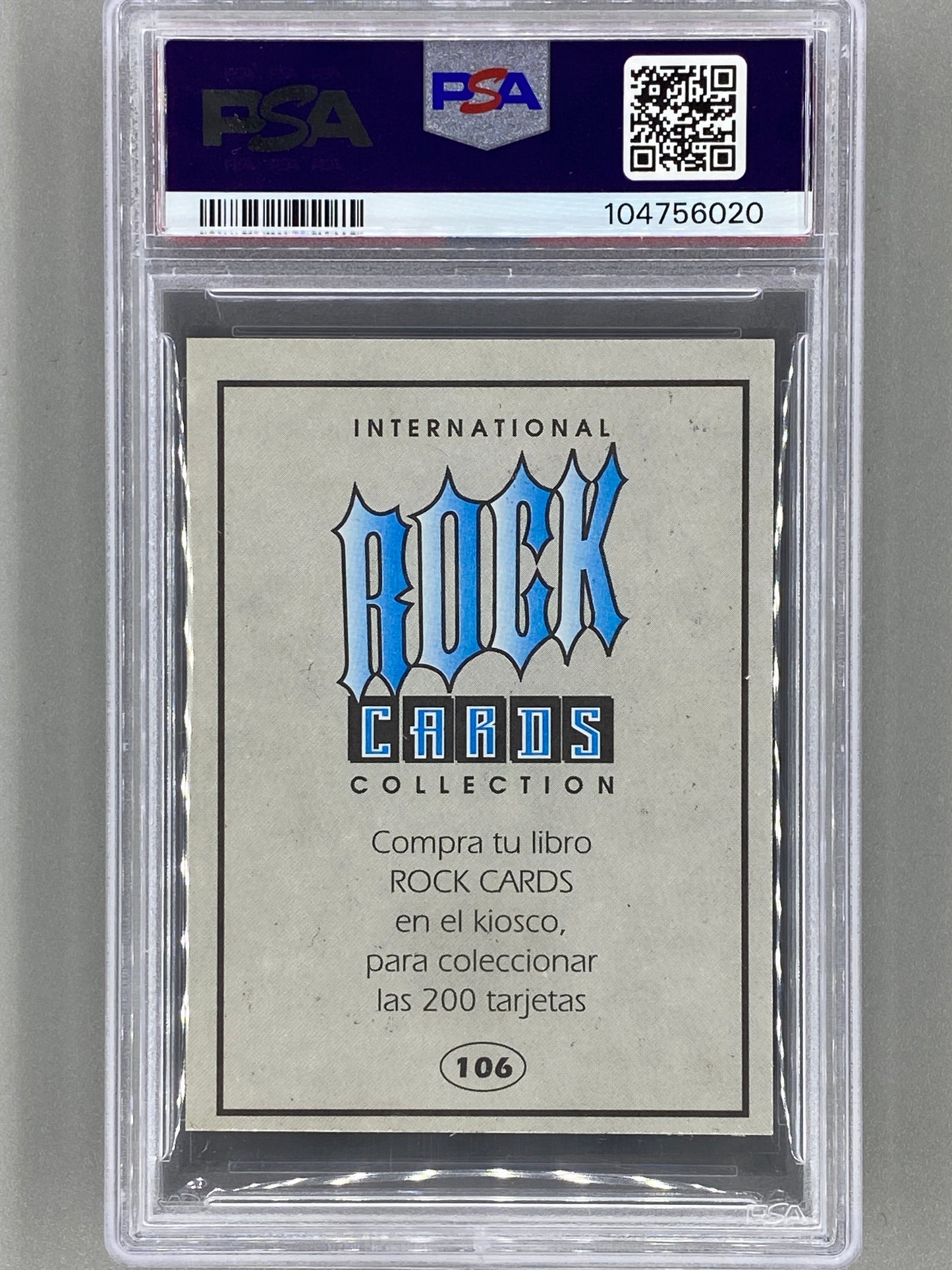 1994 Ultra Figus #106 Def Leppard Intl Rock Cards Collection PSA 5 Pop 1 (Music)