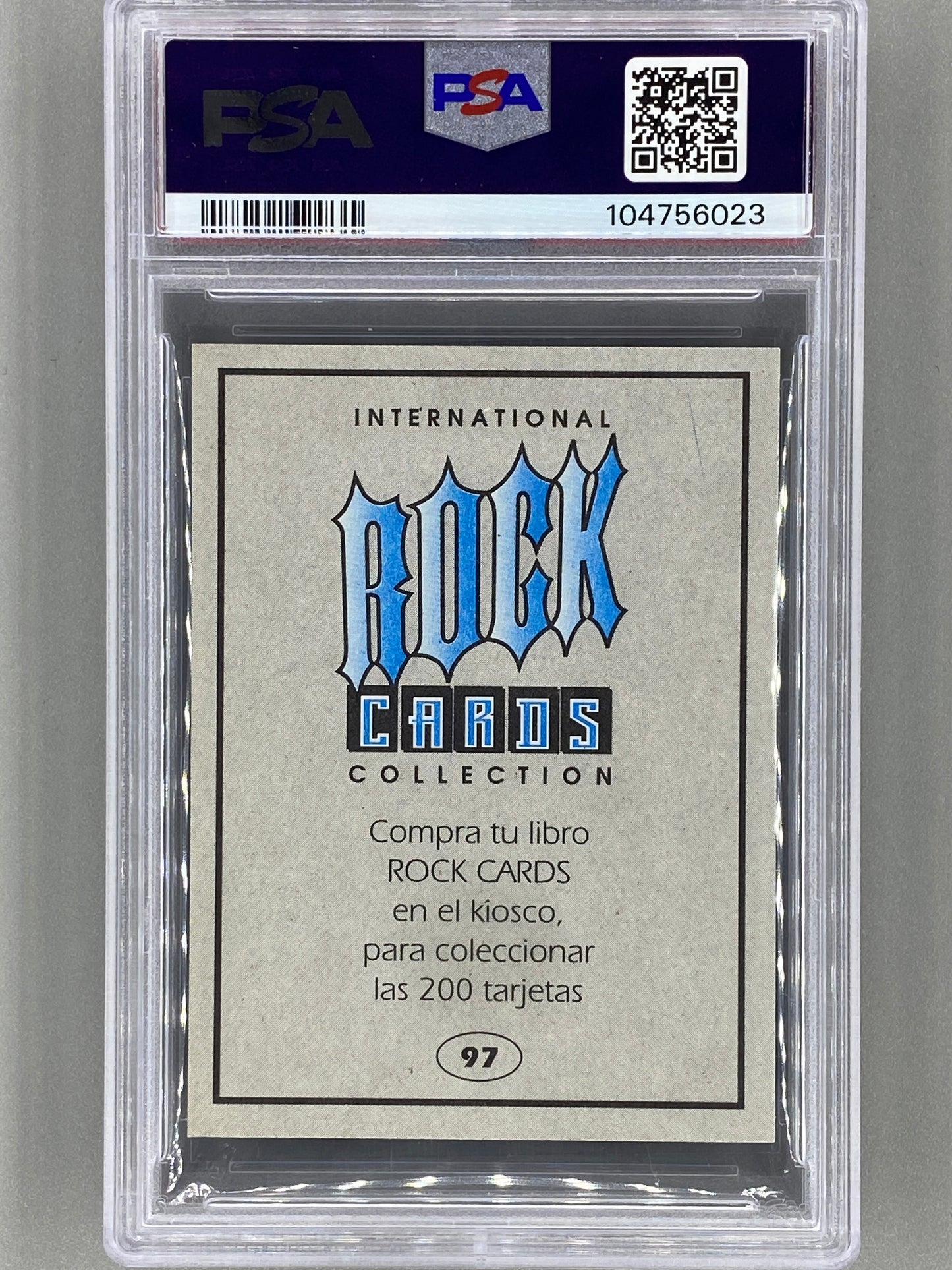 1994 Ultra Figus #95 Eddie Van Halen Intl Rock Cards Van Halen PSA 4 Pop 1 (Music)