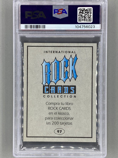 1994 Ultra Figus #95 Eddie Van Halen Intl Rock Cards Van Halen PSA 4 Pop 1 (Music)