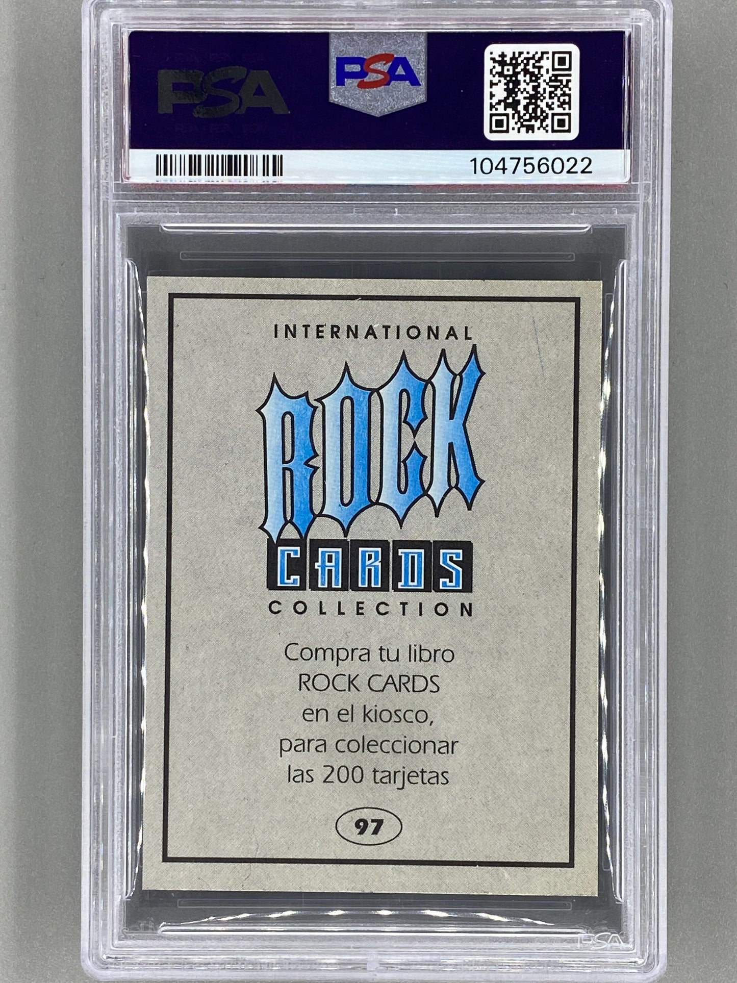 1994 Ultra Figus #95 Eddie Van Halen Intl Rock Cards Van Halen PSA 5 Pop 2 (Music)