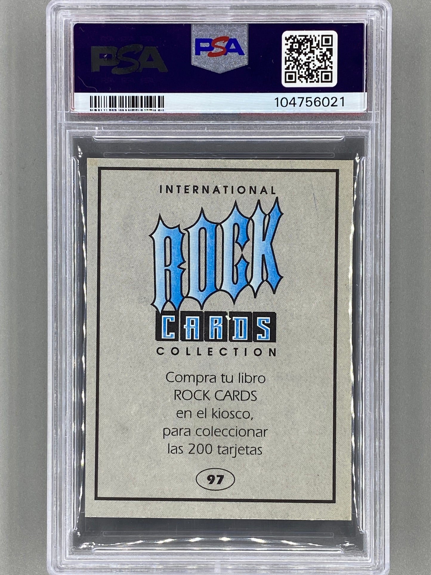 1994 Ultra Figus #95 Eddie Van Halen Intl Rock Cards Van Halen PSA 6 Pop 1 (Music)