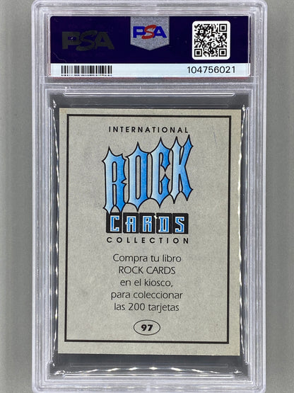 1994 Ultra Figus #95 Eddie Van Halen Intl Rock Cards Van Halen PSA 6 Pop 1 (Music)