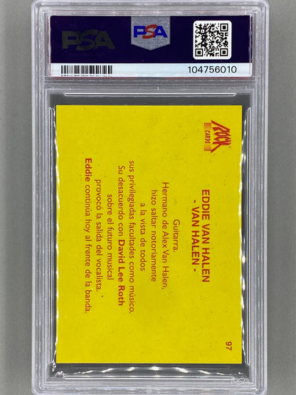 1997 Ultra Figus #97 Eddie Van Halen Rock Cards Nacional E Intl PSA 5 Pop 1 (Music)