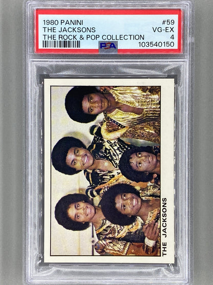 1980 Panini #59 The Jacksons The Rock & Pop Collection PSA 4 Pop 3 (Music)