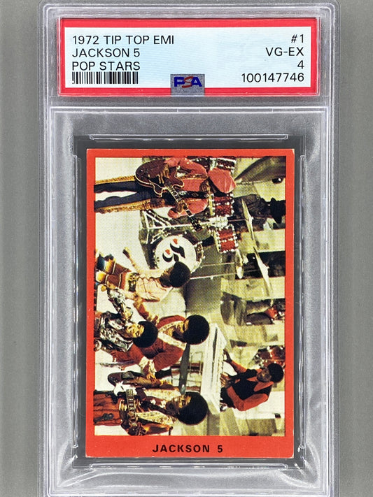 1972 Tip Top EMI #1 Jackson 5 Pop Stars PSA 4 - Pop 1 (Music)