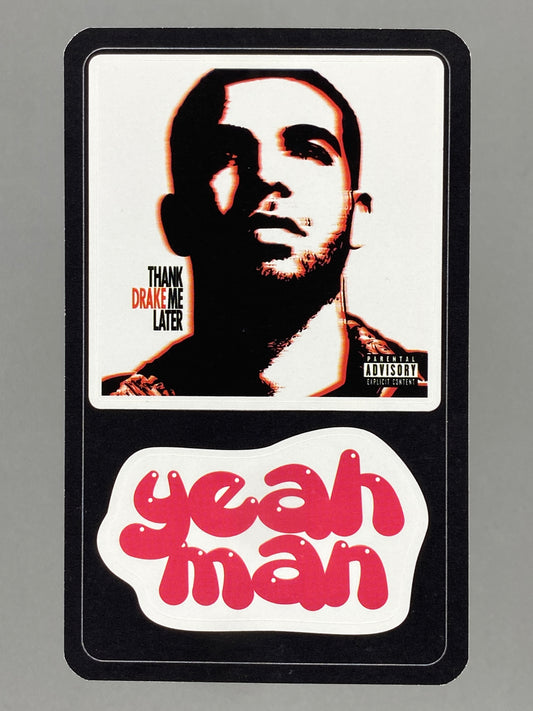 2011 Delhaize Drake Thank Me Later Star & Tunes Sticker (Belgium) (Music)