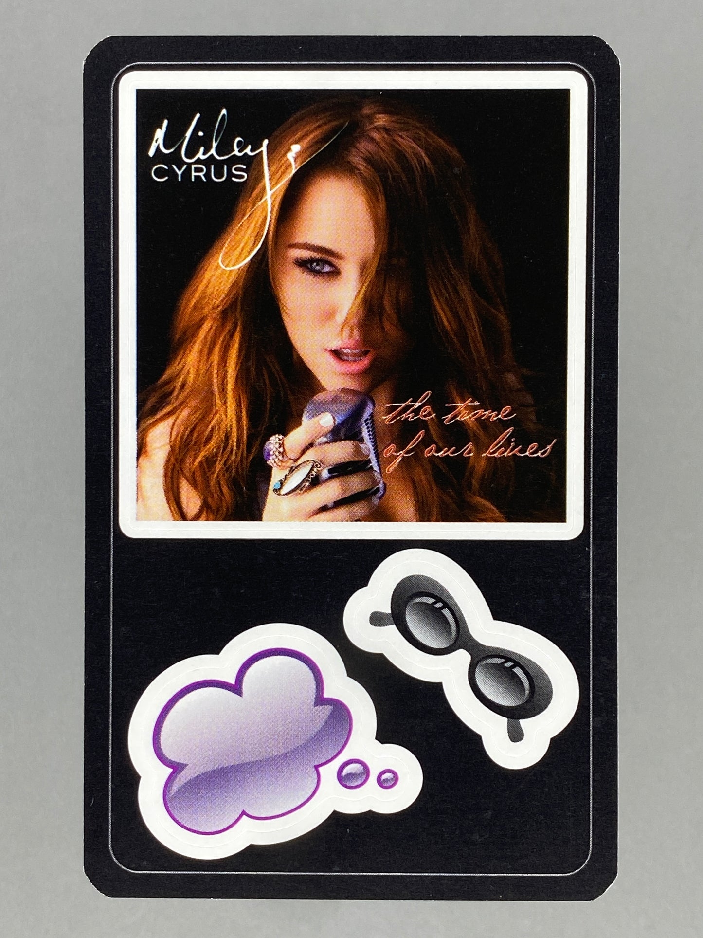 2011 Delhaize Miley Cyrus TTOOL Star & Tunes Sticker (Belgium) (Music)