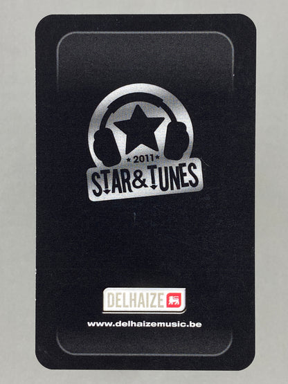 2011 Delhaize #76 Enrique Iglesias Greatest Hits Star & Tunes Card (Belgium) (Music)