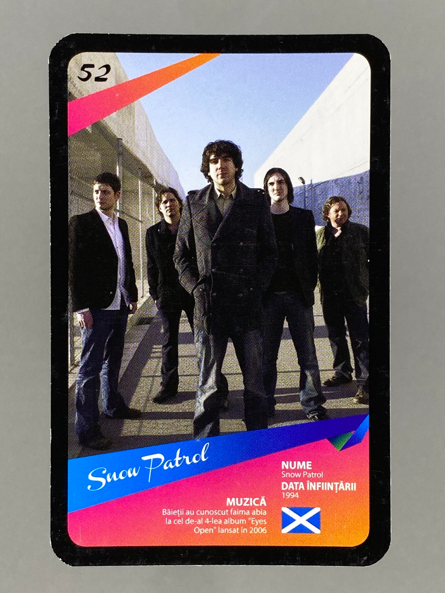 2012 Universal Music #52 Snow Patrol Mega Music (Romania) (Music)