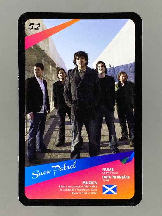 2012 Universal Music #52 Snow Patrol Mega Music (Romania) (Music)