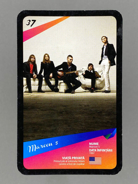 2012 Universal Music #37 Maroon 5 Mega Music (Romania) (Music)