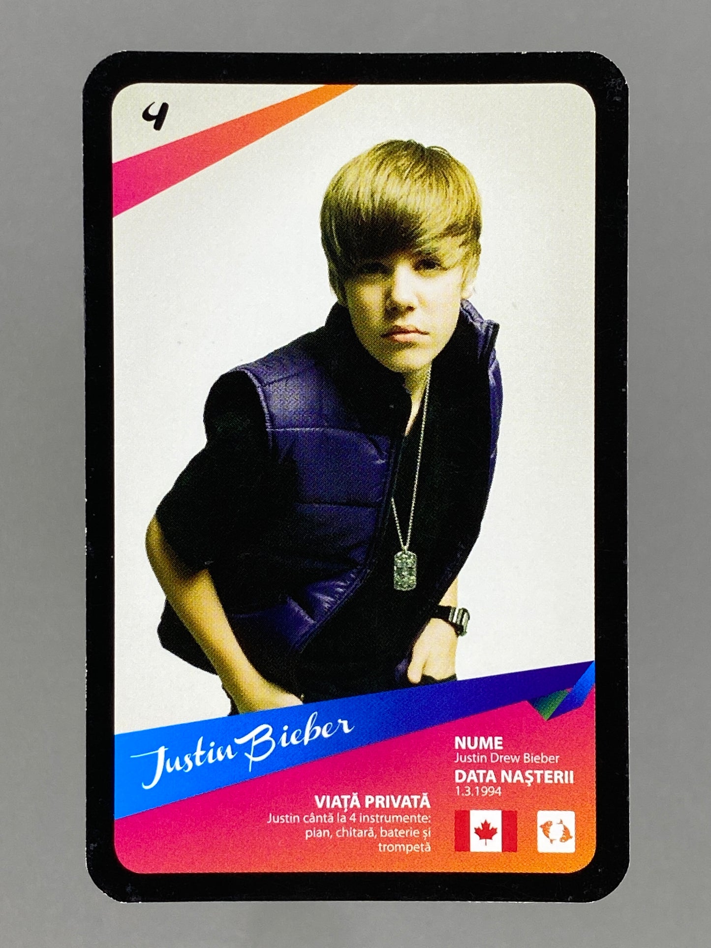 2012 Universal Music #4 Justin Bieber Mega Music (Romania) (Music)