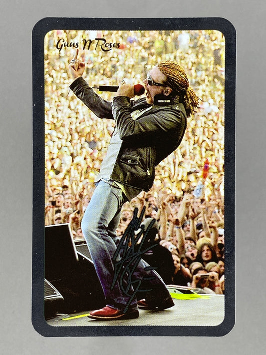 2012 Universal Music Guns N Roses Foil Autograph Card Mega Music (Romania) (Music)