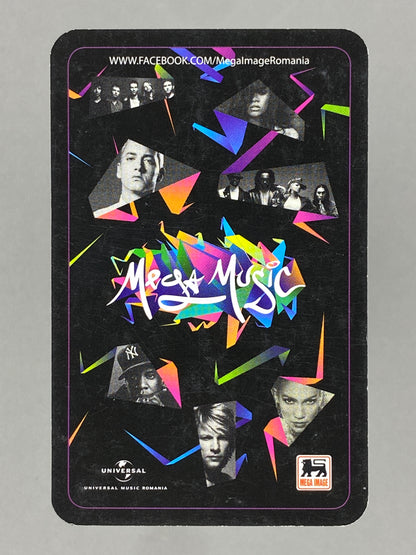 2012 Universal Music Black Eyed Peas Foil Autograph Card Mega Music (Romania) (Music)