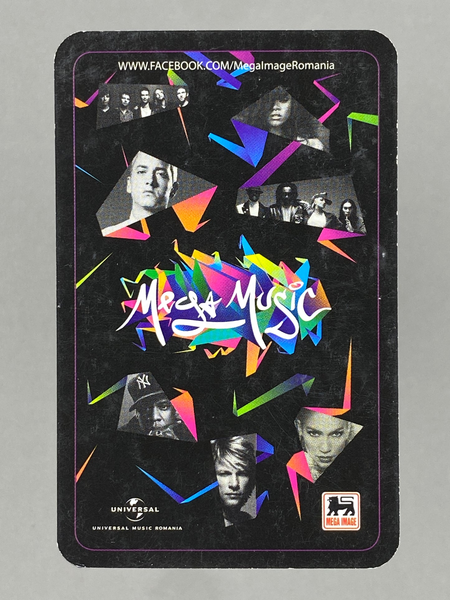 2012 Universal Music Miley Cyrus Foil Autograph Card Mega Music (Romania) (Music)
