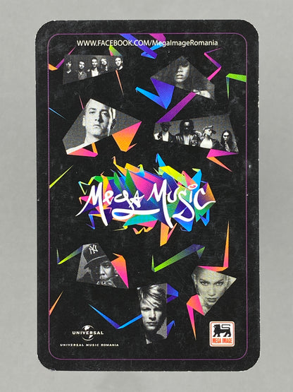 2012 Universal Music Miley Cyrus Foil Autograph Card Mega Music (Romania) (Music)