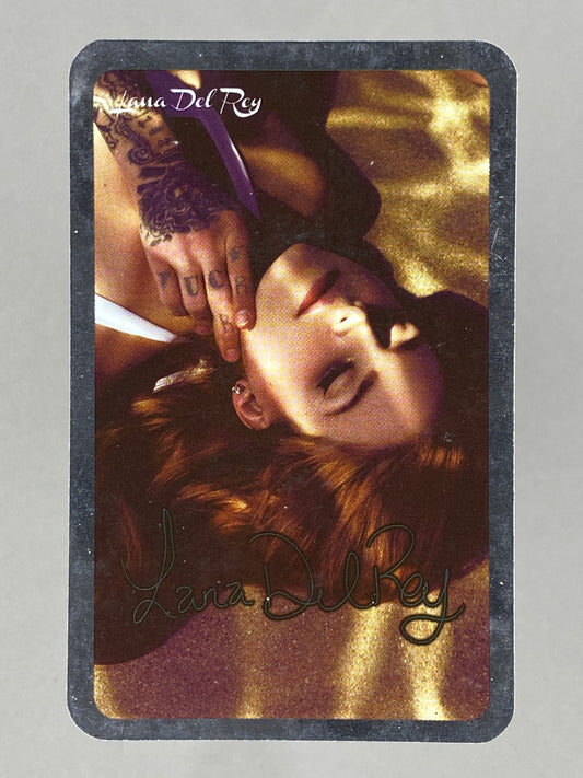 2012 Universal Music Lana Del Ray Foil Autograph Card Mega Music (Romania) (Music)