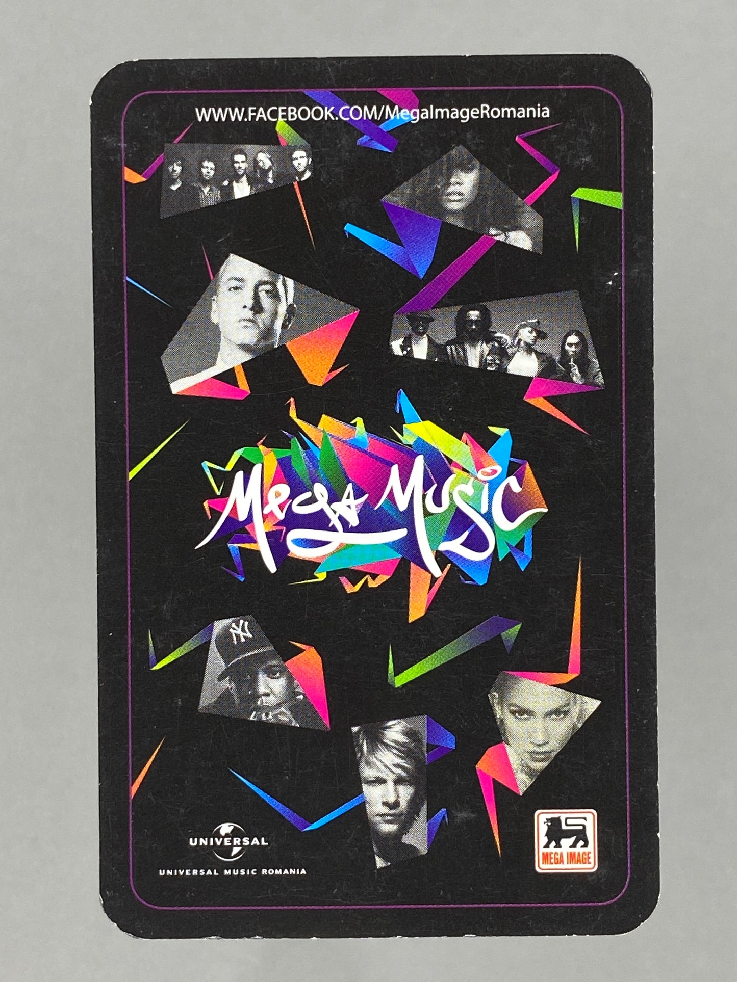 2012 Universal Music Nicole Sherzinger Foil Autograph Card Mega Music (Romania) (Music)