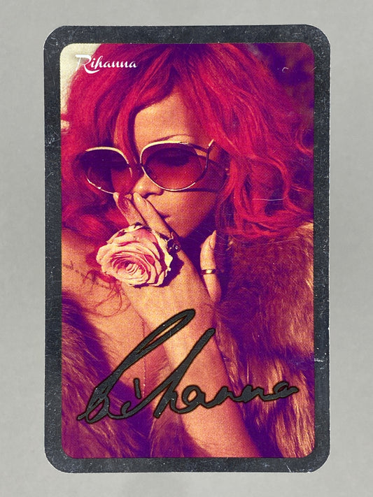 2012 Universal Music Rihanna Foil Autograph Card Mega Music (Romania) (Music)