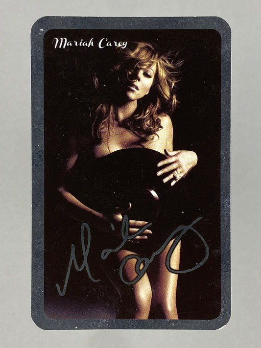 2012 Universal Music Mariah Carey Foil Autograph Card Mega Music (Romania) (Music)