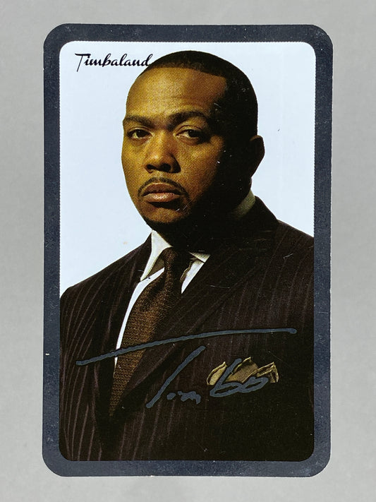 2012 Universal Music Timbaland Foil Autograph Card Mega Music (Romania) (Music)
