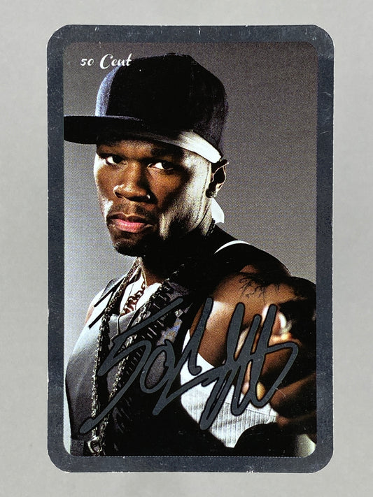 2012 Universal Music 50 Cent Foil Autograph Card Mega Music (Romania) (Music)