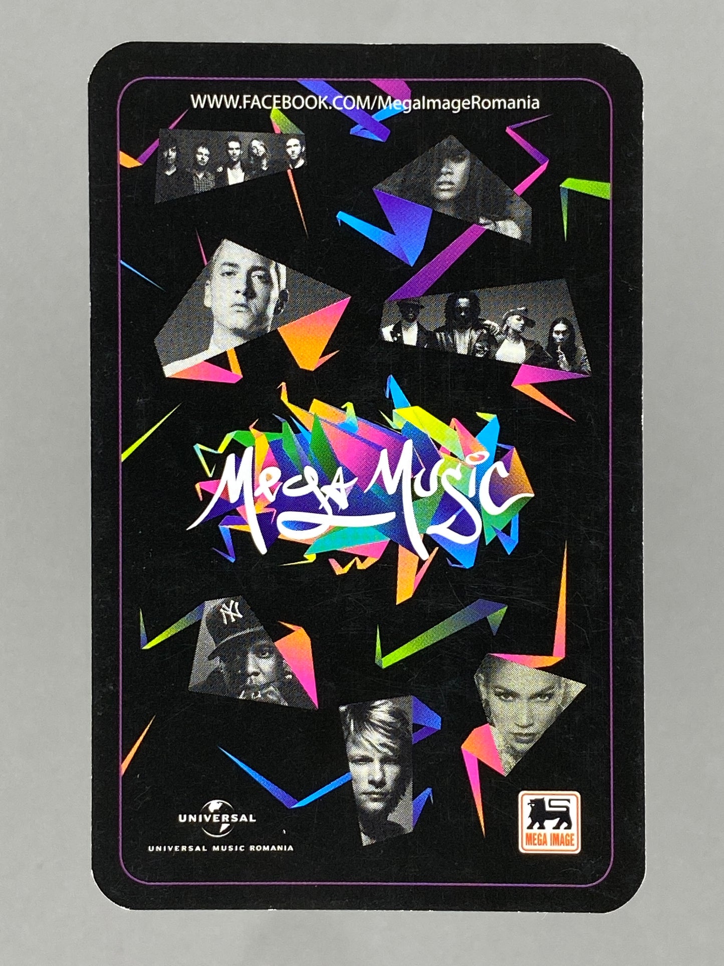 2012 Universal Music Maroon 5 Foil Autograph Card Mega Music (Romania) (Music)
