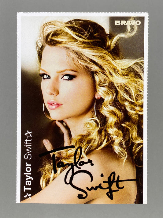 2009 Bravo Nr. 12 Taylor Swift / Kevin Rudolf Autograph Card (Germany) (Music)
