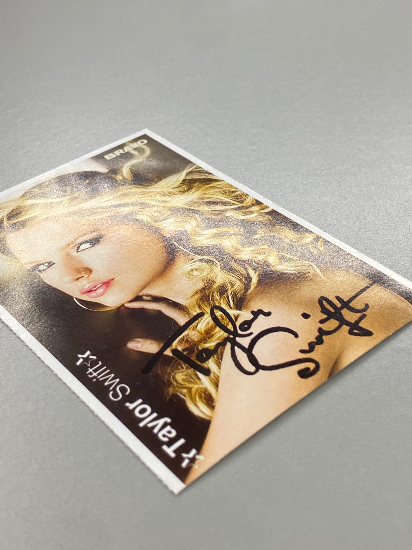 2009 Bravo Nr. 12 Taylor Swift / Kevin Rudolf Autograph Card (Germany) (Music)