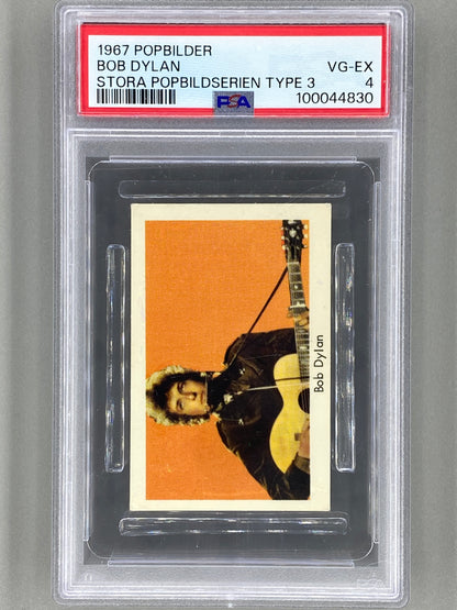 1967 Popbilder Bob Dylan Stora Popbildserien Type 3 PSA 4 Pop 8 (Music)