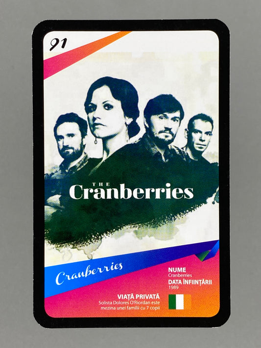 2 Card Lot - 2012 Universal Music #91 & #92 The Cranberries Mega Music (Romania)