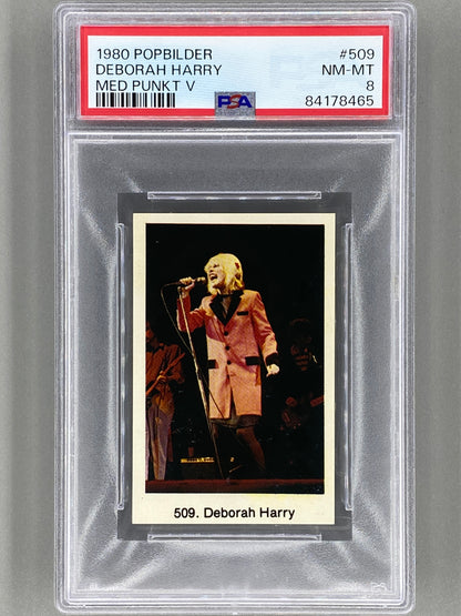 1980 Popbilder #509 Deborah Harry Med Punkt V PSA 8 Pop 3 (Music)
