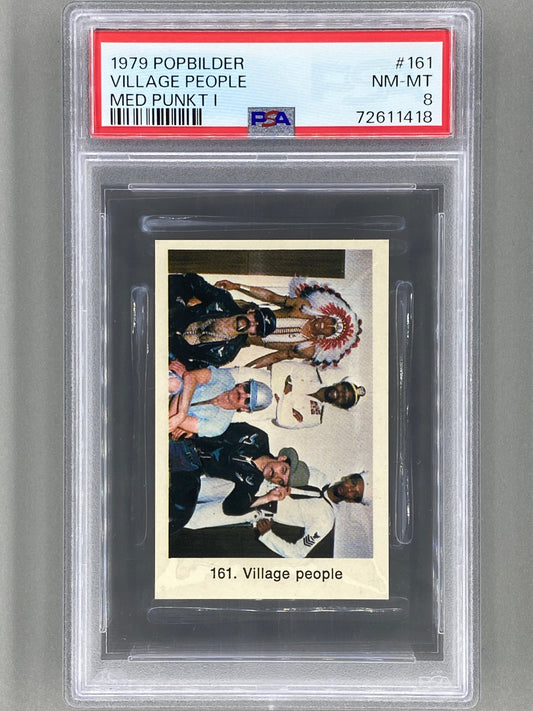 1979 Popbilder #161 Village People Med Punkt I PSA 8 Pop 7 (Music)
