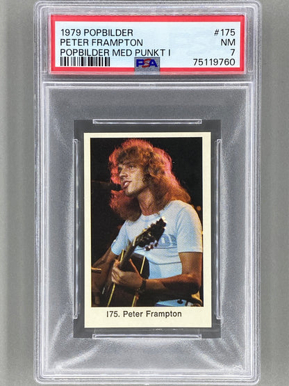 1979 Popbilder #175 Peter Frampton Med Punkt I PSA 7 Pop 2 (Music)
