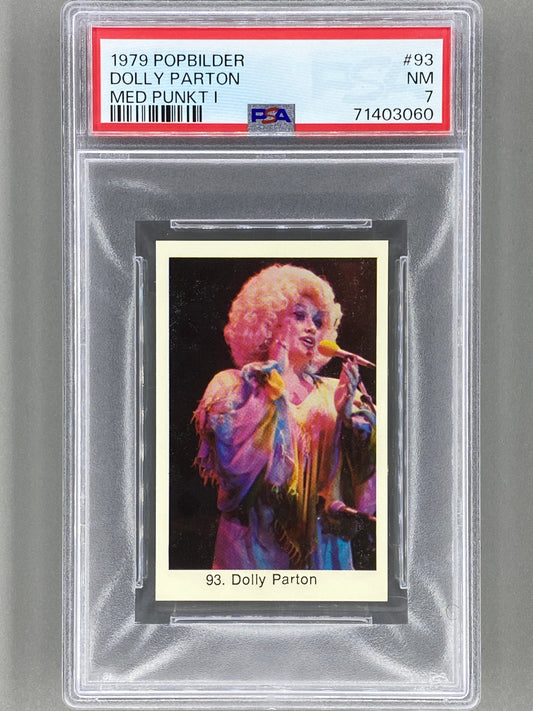 1979 Popbilder #93 Dolly Parton Med Punkt I PSA 7 Pop 7 (Music)