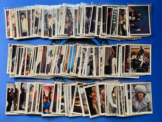 1980 Panini Rock and Pop Collection Complete 144 Sticker/Card Set (Music)