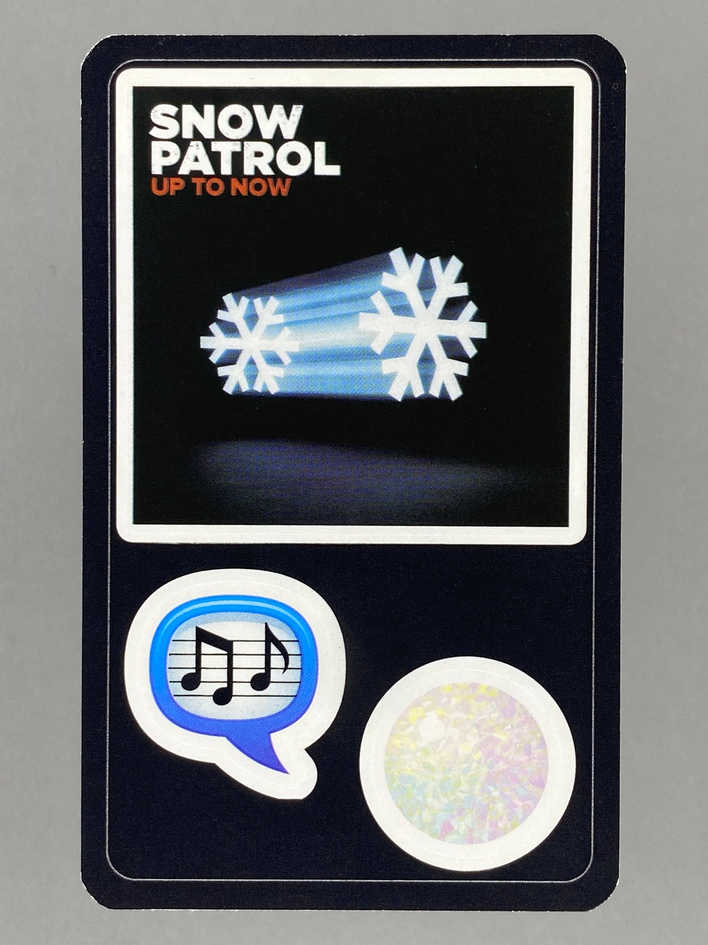 2011 Delhaize Snow Patrol Star & Tunes Sticker (Belgium) (Music)
