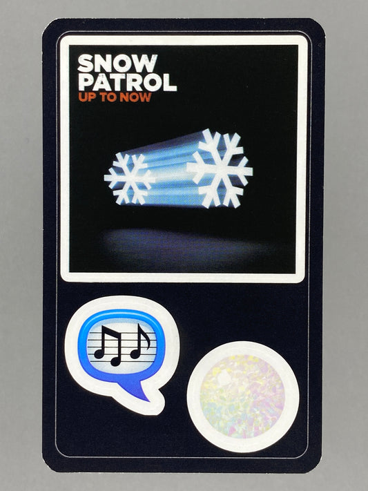 2011 Delhaize Snow Patrol Star & Tunes Sticker (Belgium) (Music)