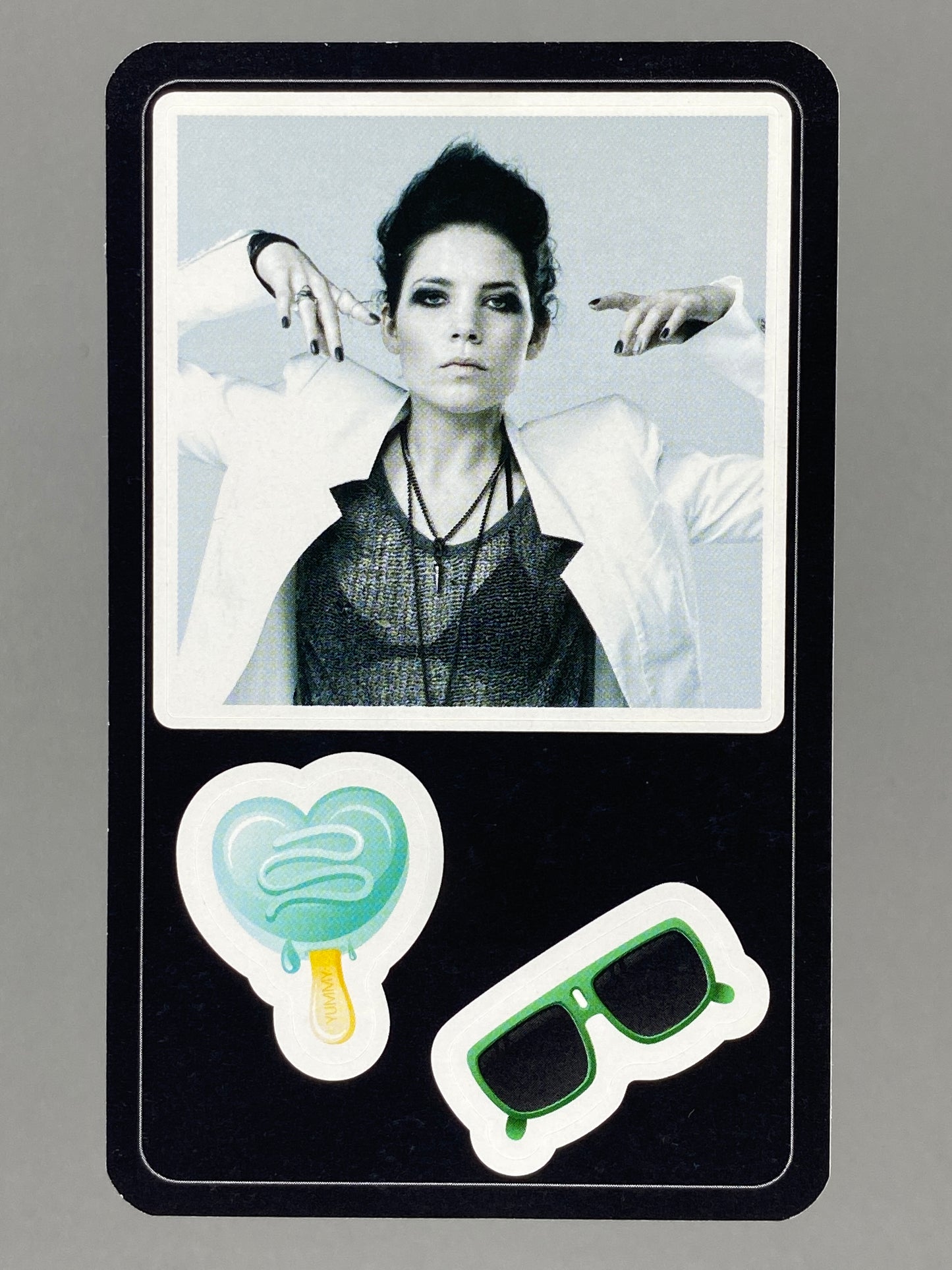 2011 Delhaize Nelly Furtado Star & Tunes Sticker (Belgium) (Music)